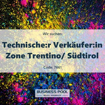 Technische:r Verkäufer:in Zone Trentino/ Südtirol